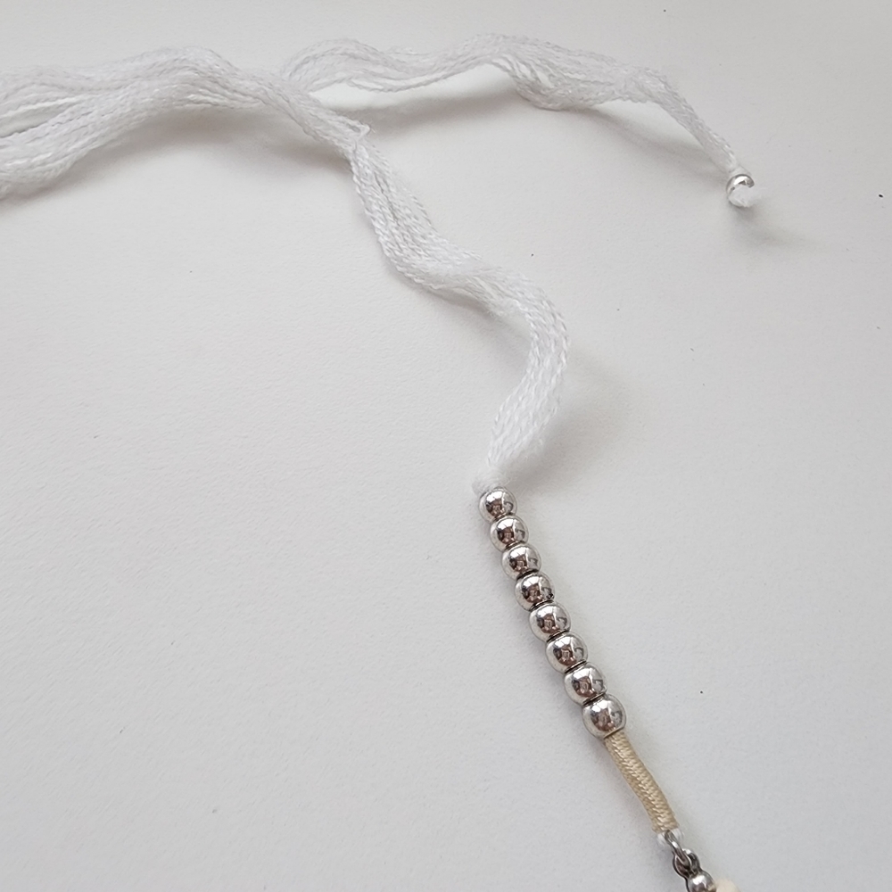 NWT Free People White Silver Love Letter To The Sea Shell Necklace - Picture 11 of 13